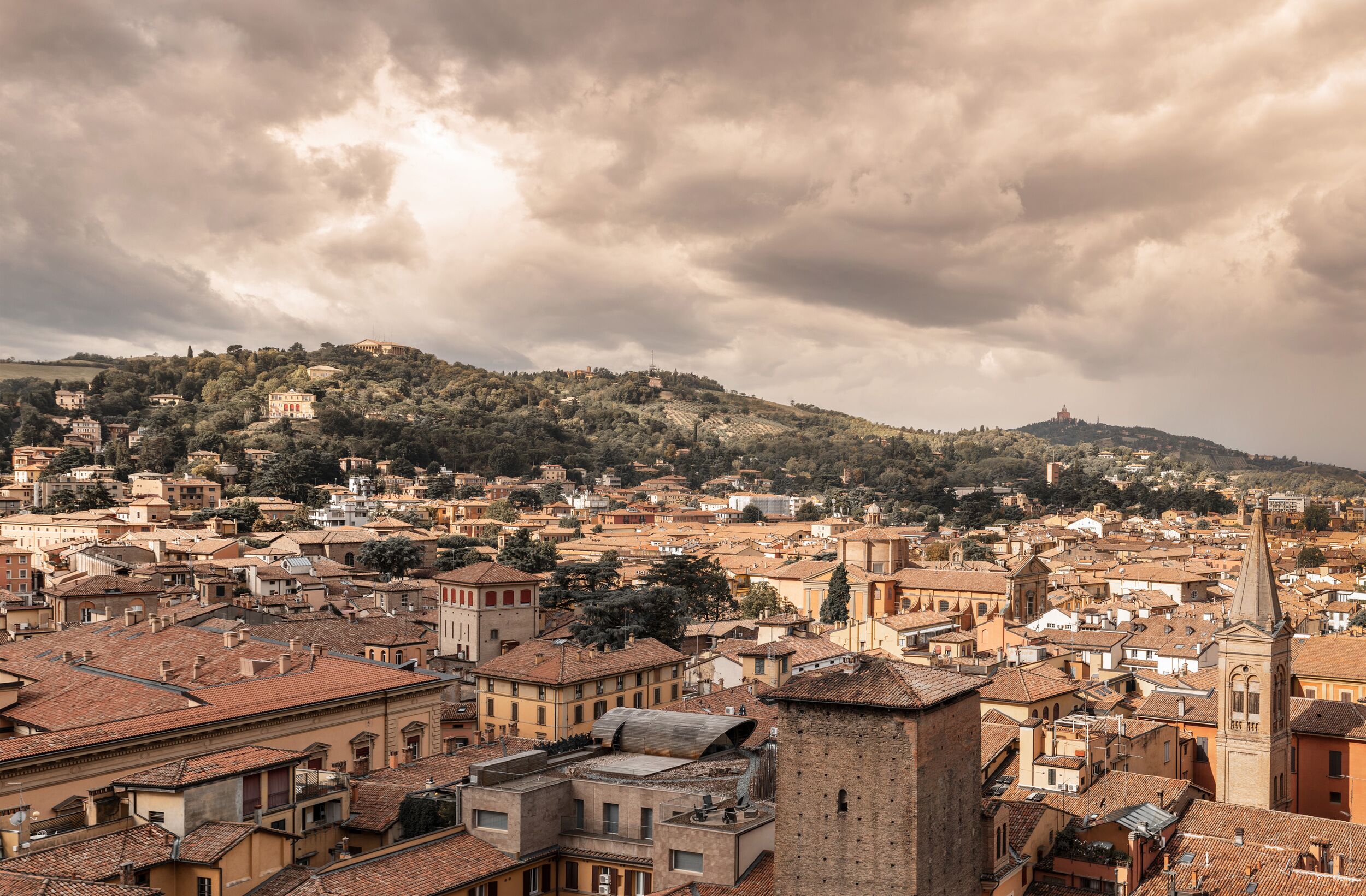 Utsikt over Palermo i Italia